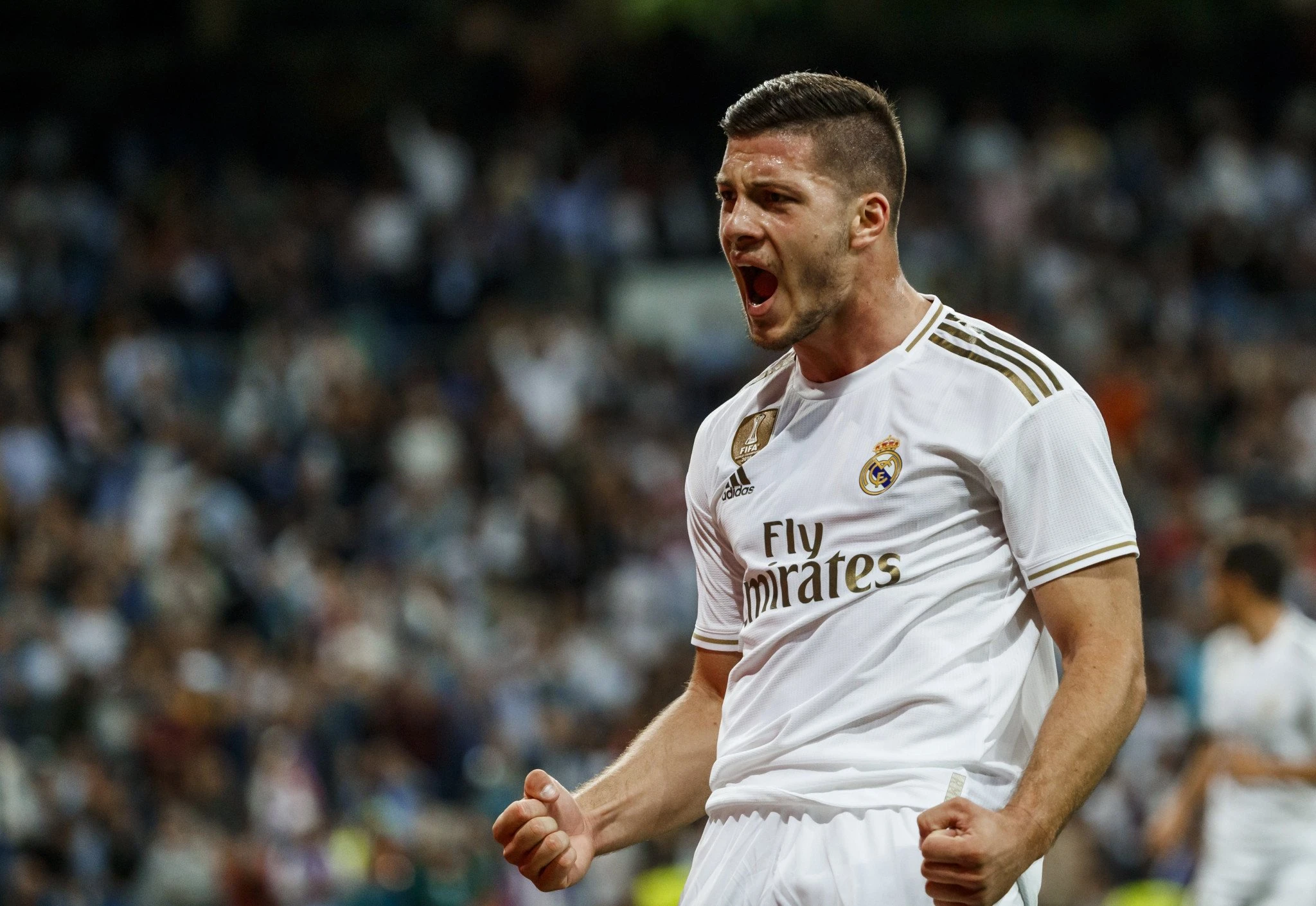 Ο Λούκα Γιόβιτς με τη φανέλα της Ρεάλ Μαδρίτης /Πηγή: Imago Ο Λούκα Γιόβιτς με τη φανέλα της Ρεάλ Μαδρίτης /Πηγή: Imago