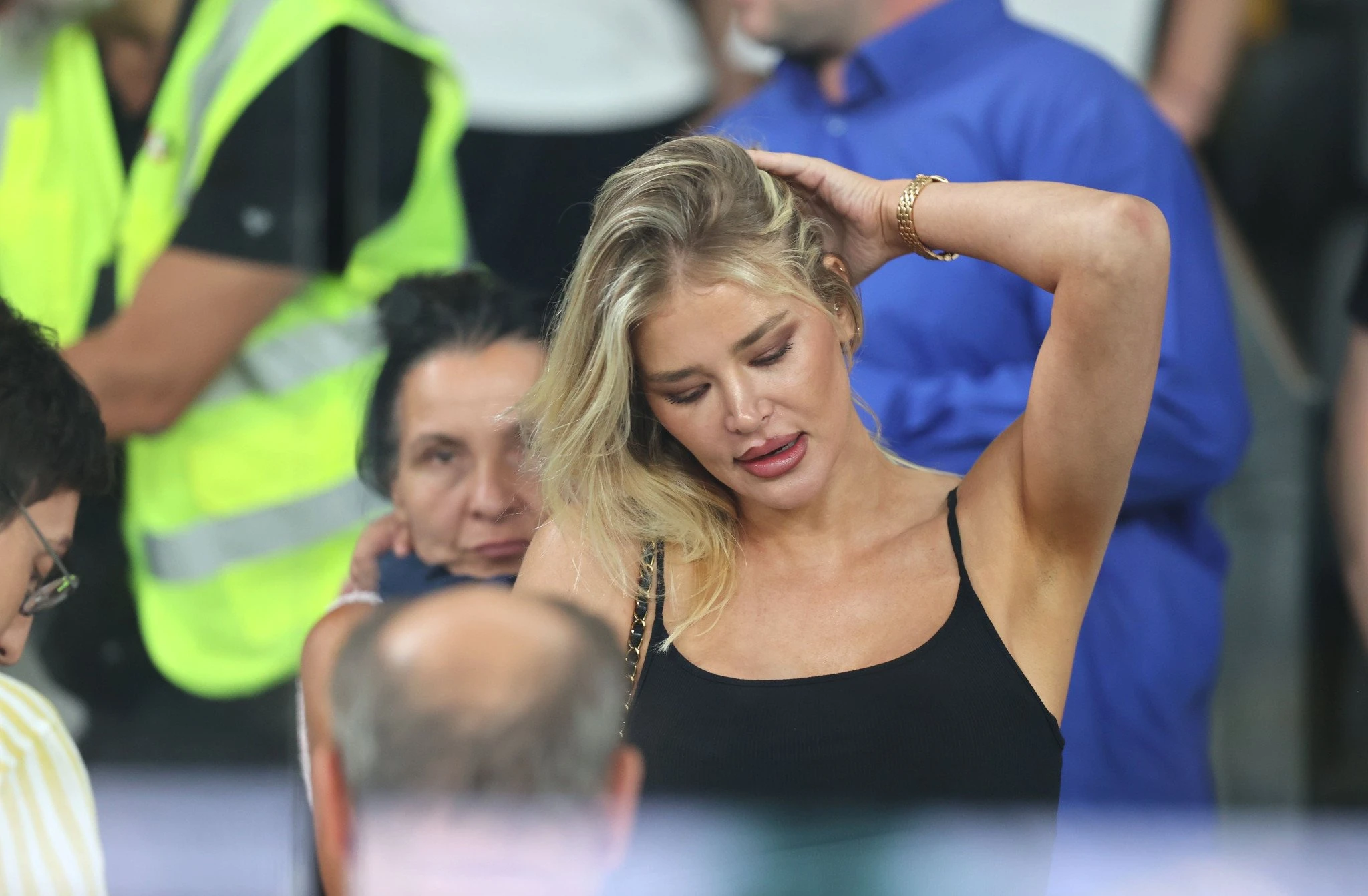 Η σύζυγος του Λούκα Γιόβιτς, Σοφία Μιλόσεβιτς / Πηγή: Intime Η σύζυγος του Λούκα Γιόβιτς, Σοφία Μιλόσεβιτς / Πηγή: Intime