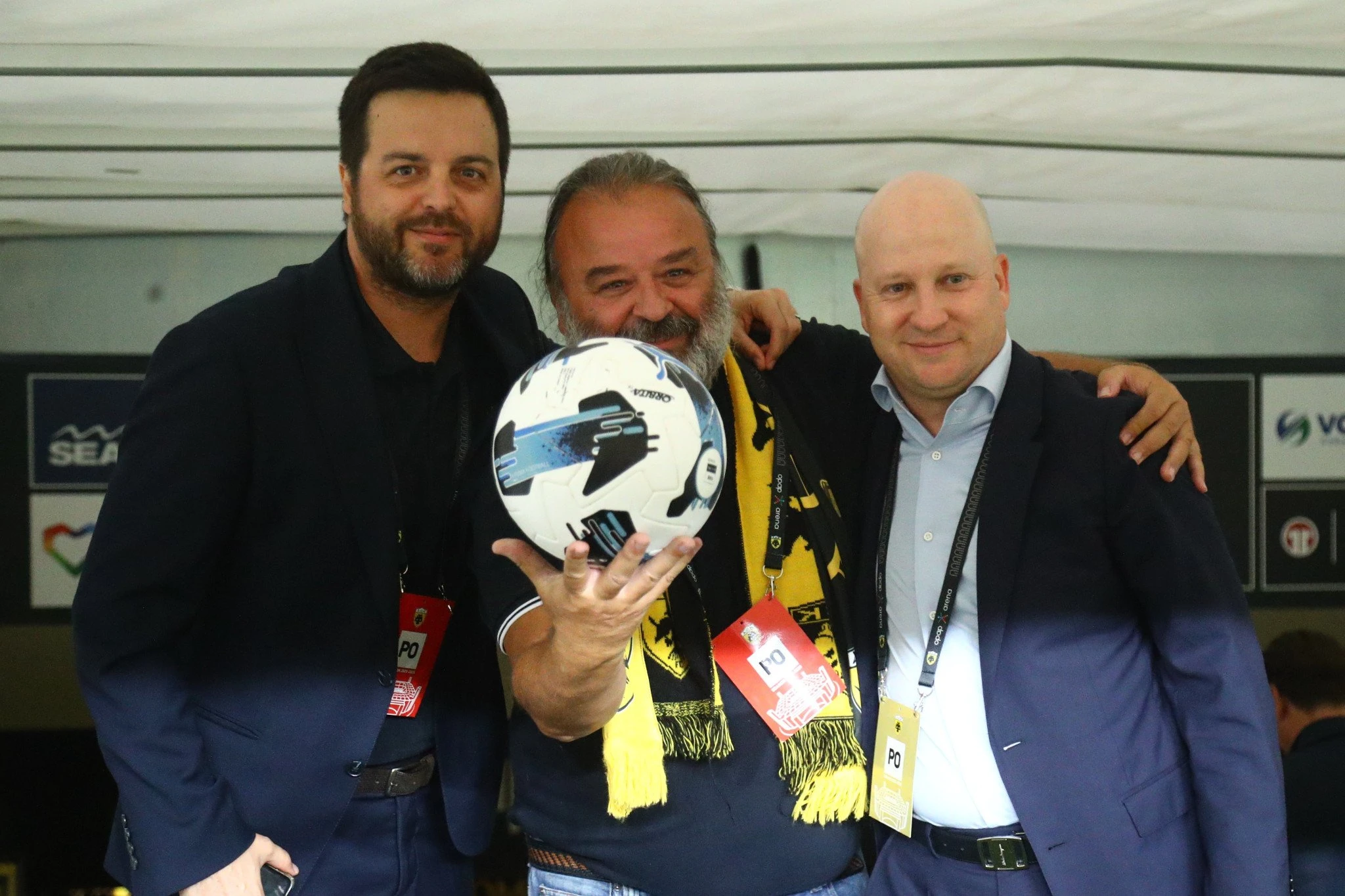 Ο Μάριος Ηλιόπουλος με τους Χαβιέρ Ριμπάλτα και Μάρκο Νίκολιτς / Πηγή: Eurokinissi Ο Μάριος Ηλιόπουλος με τους Χαβιέρ Ριμπάλτα και Μάρκο Νίκολιτς / Πηγή: Eurokinissi