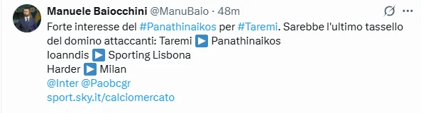 Η ανάρτηση του Ιταλού δημοσιογράφου