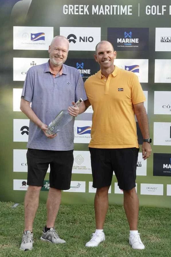 Νικητής κατηγορίας «Longest Drive» / Πηγή: @ Glyfada Greek Maritime Golf Event Νικητής κατηγορίας «Longest Drive» / Πηγή: @ Glyfada Greek Maritime Golf Event