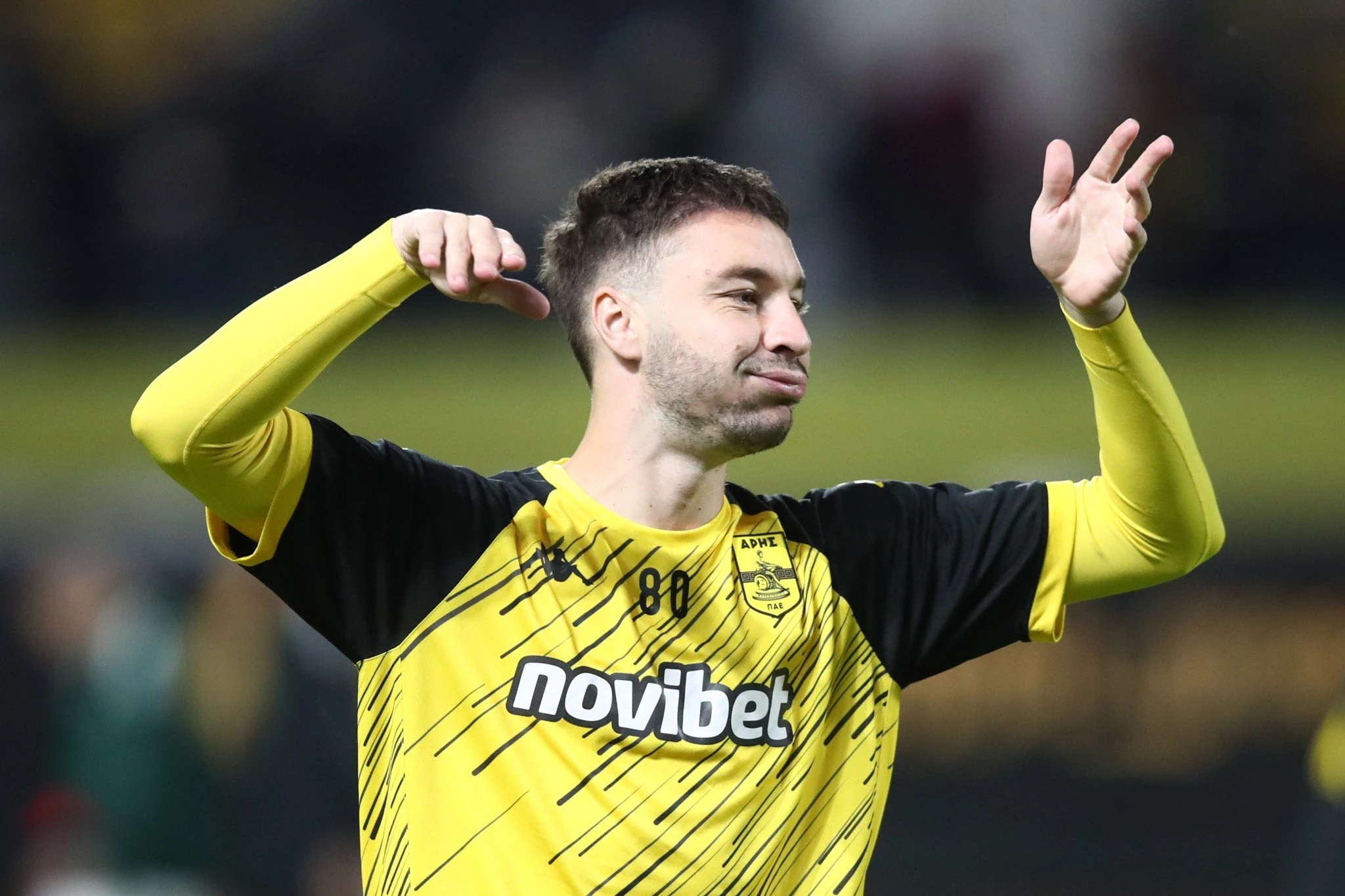 Ο Μορόν σε αγώνα του Άρη/Πηγή: Eurokinissi