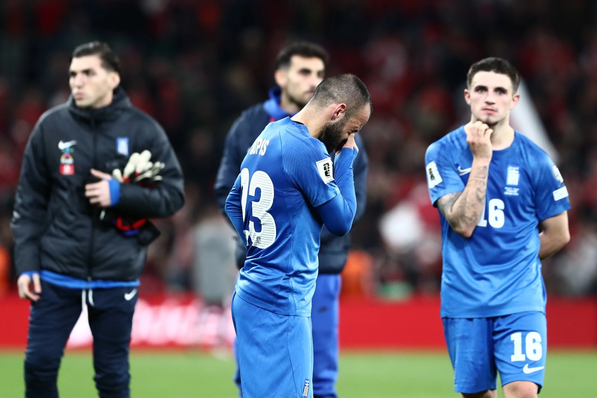 Ο Μανώλης Σιώπης μετά το Δανία - Ελλάδα 3-1 / Πηγή: Intime