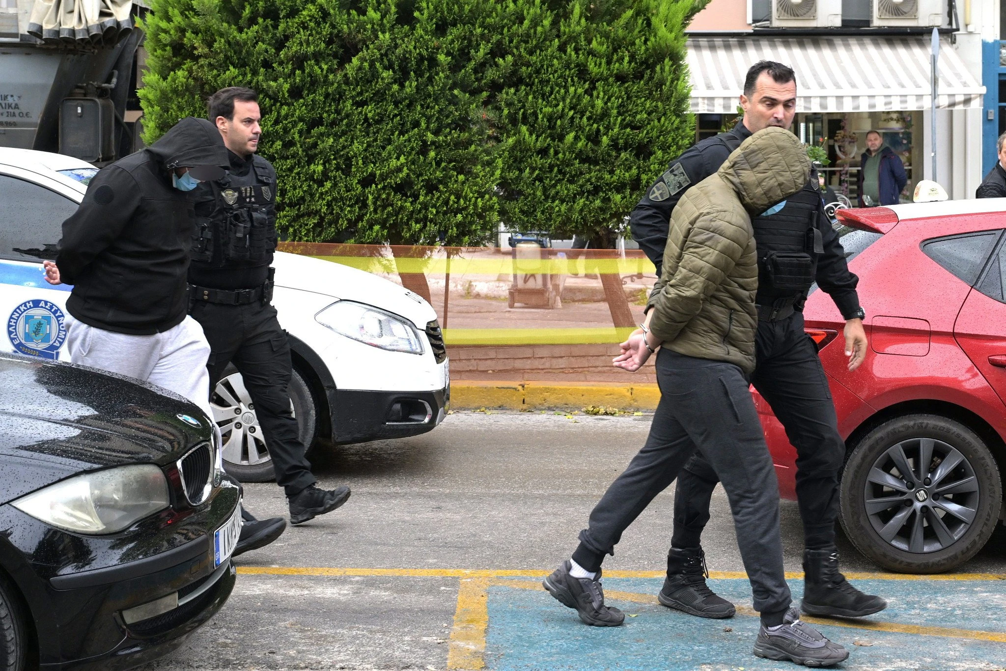 Στην Εισαγγελία Πρωτοδικών Χαλκίδας οι πρώτοι συλληφθέντες για τη δολοφονία του 20χρονου Μάριου / Πηγή: Intime