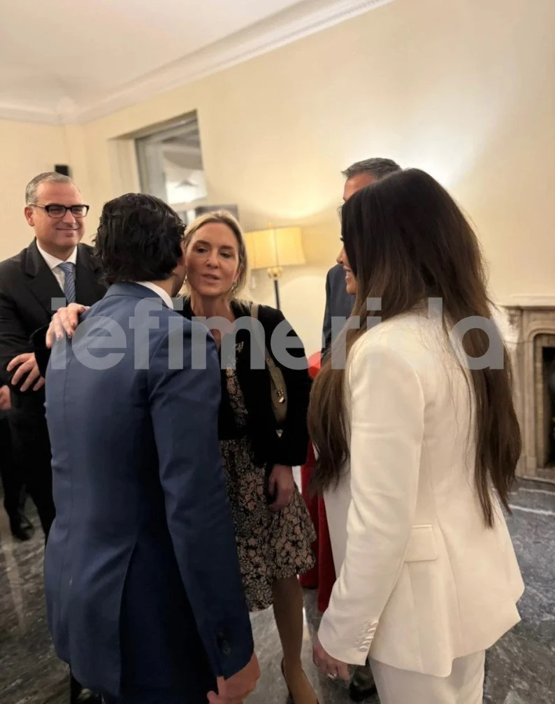 Η Μαρία Αγγελικούση στην εκδήλωση της Κίμπερλι Γκίλφοϊλ / Πηγή: iefimerida