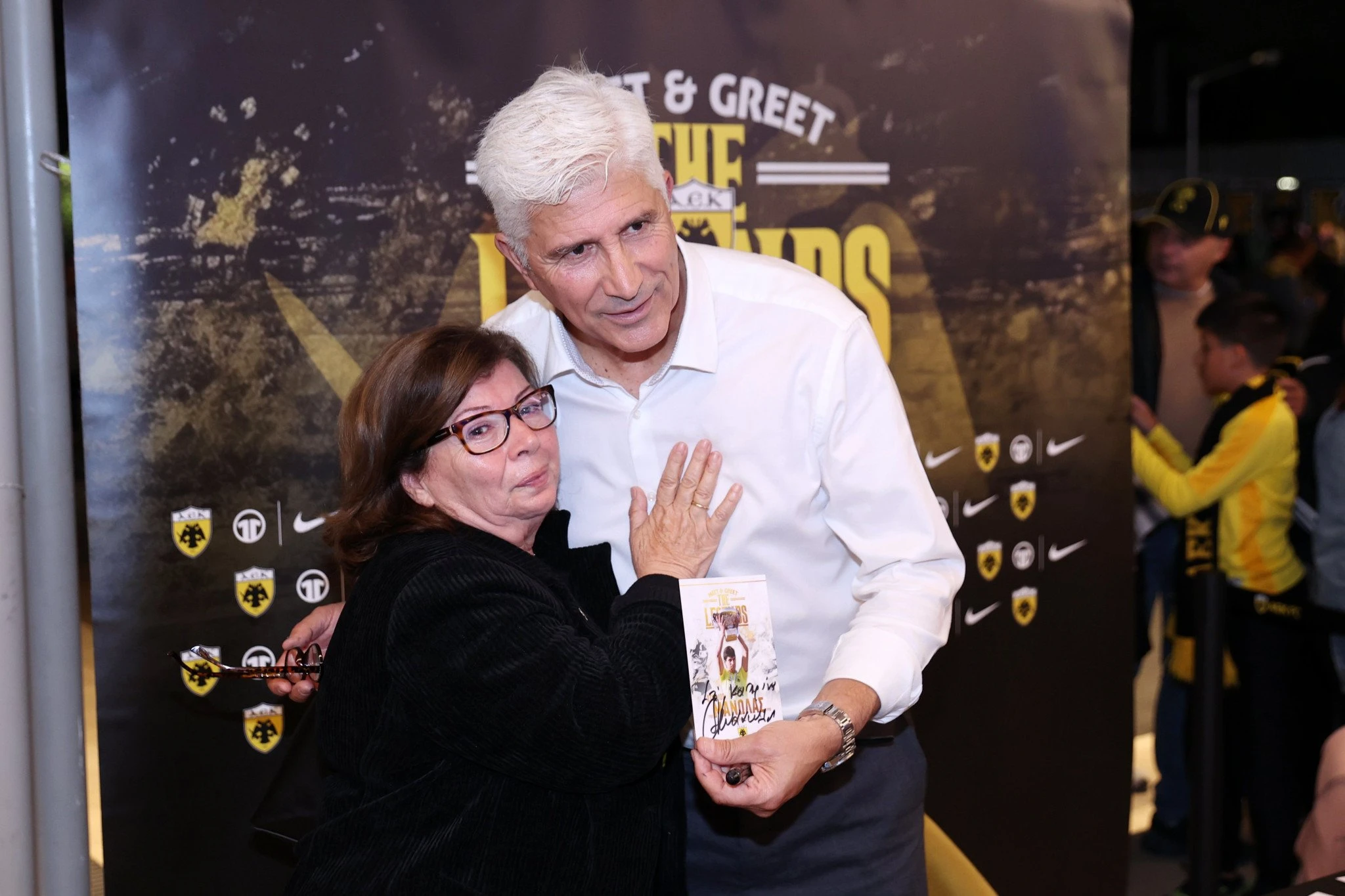 Η Κατερίνα Χατζηχρήστου με τον Στέλιο Μανωλά / Πηγή: Intime