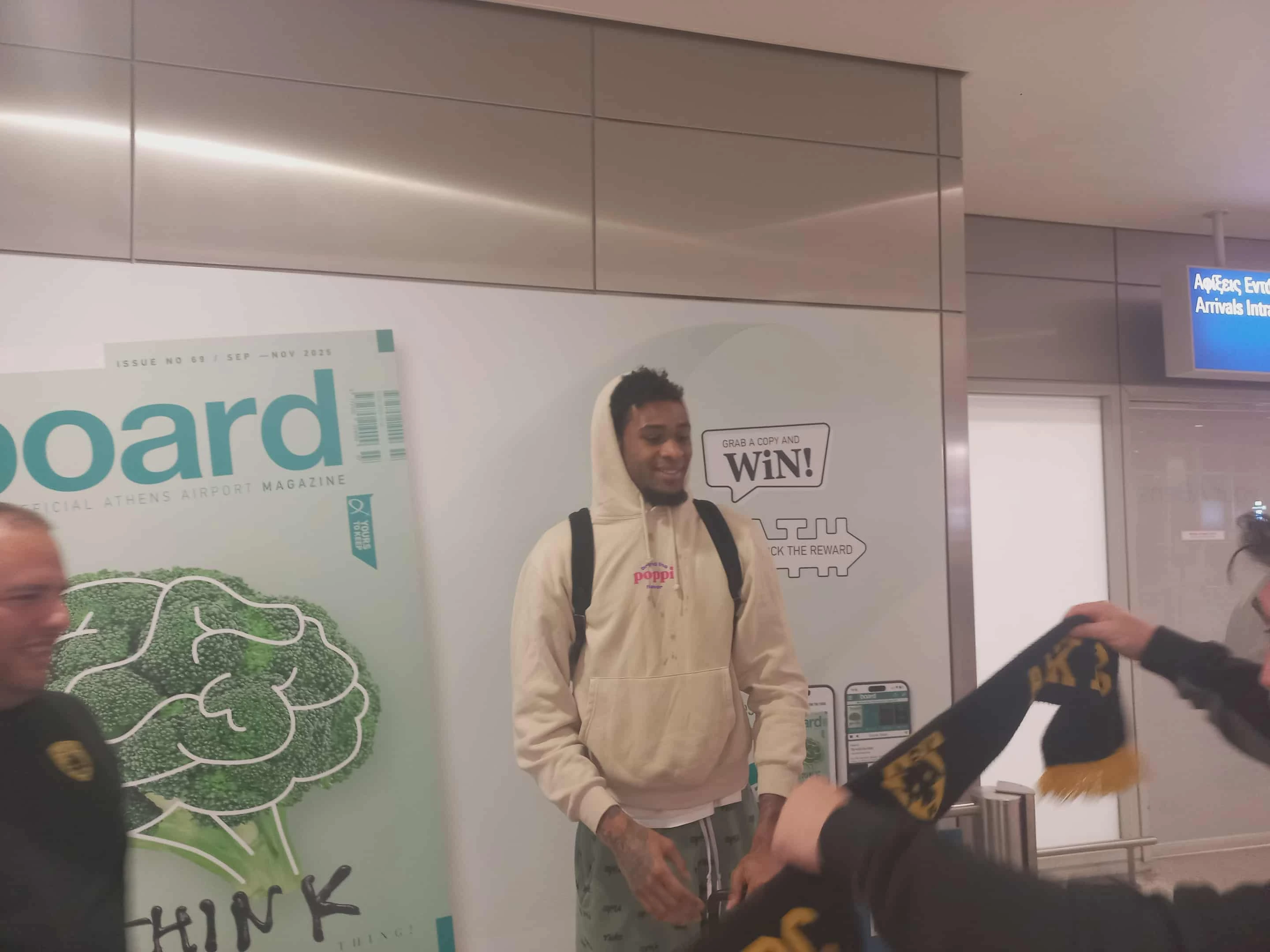 O Μπράουν στην Αθήνα για λογαριασμό της ΑΕΚ 