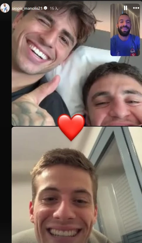 Το στόρι του Μανώλη Σιώπη / Πηγή: Instagram