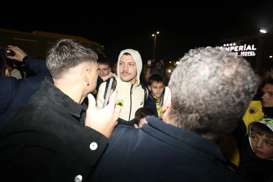 Ο Λούκα Γιόβιτς στο Αγρίνιο / Πηγή: Intime