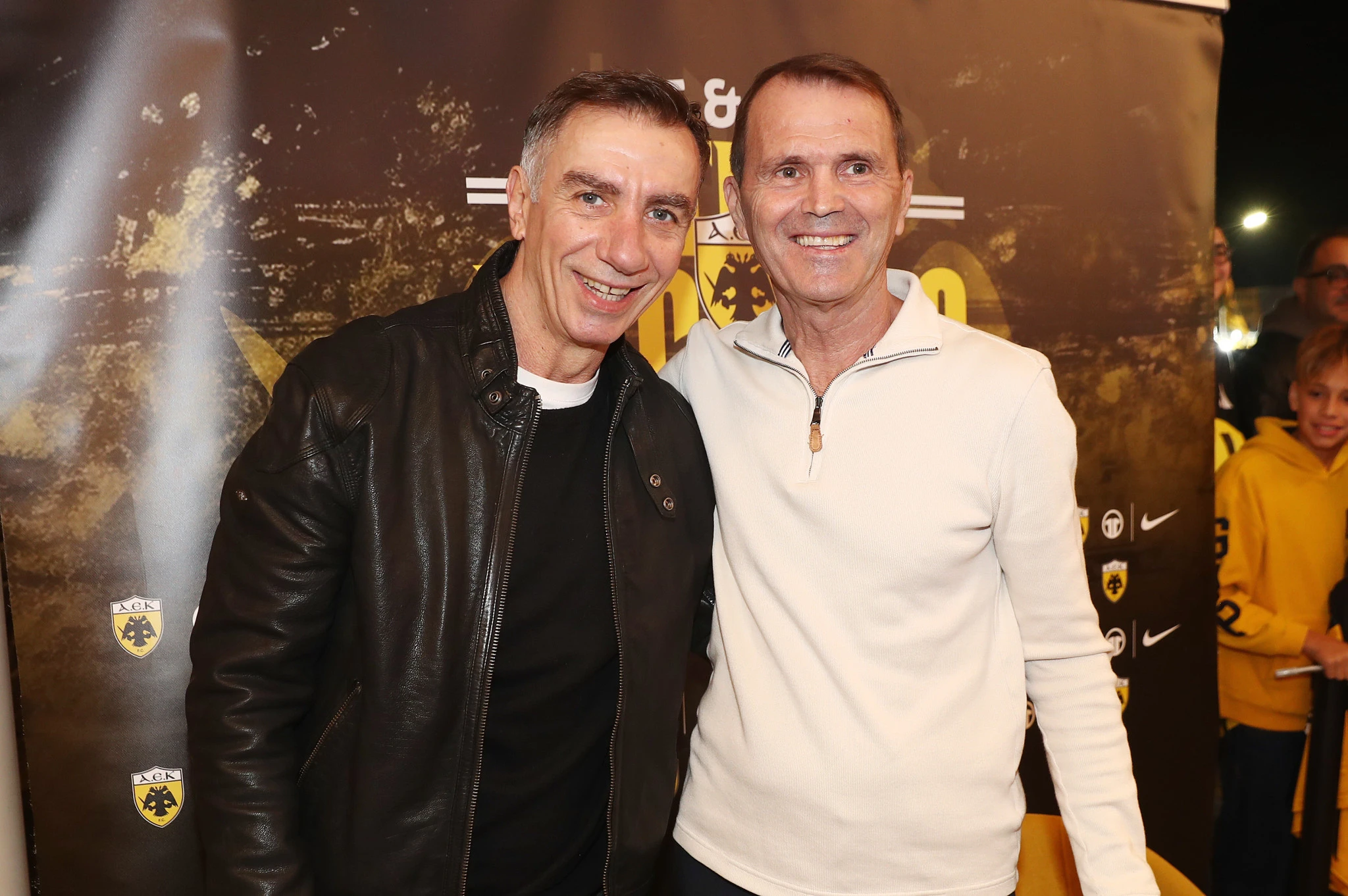 Ο Τόνι Σαβέφσκι με τον Βασίλη Μπορμπόκη