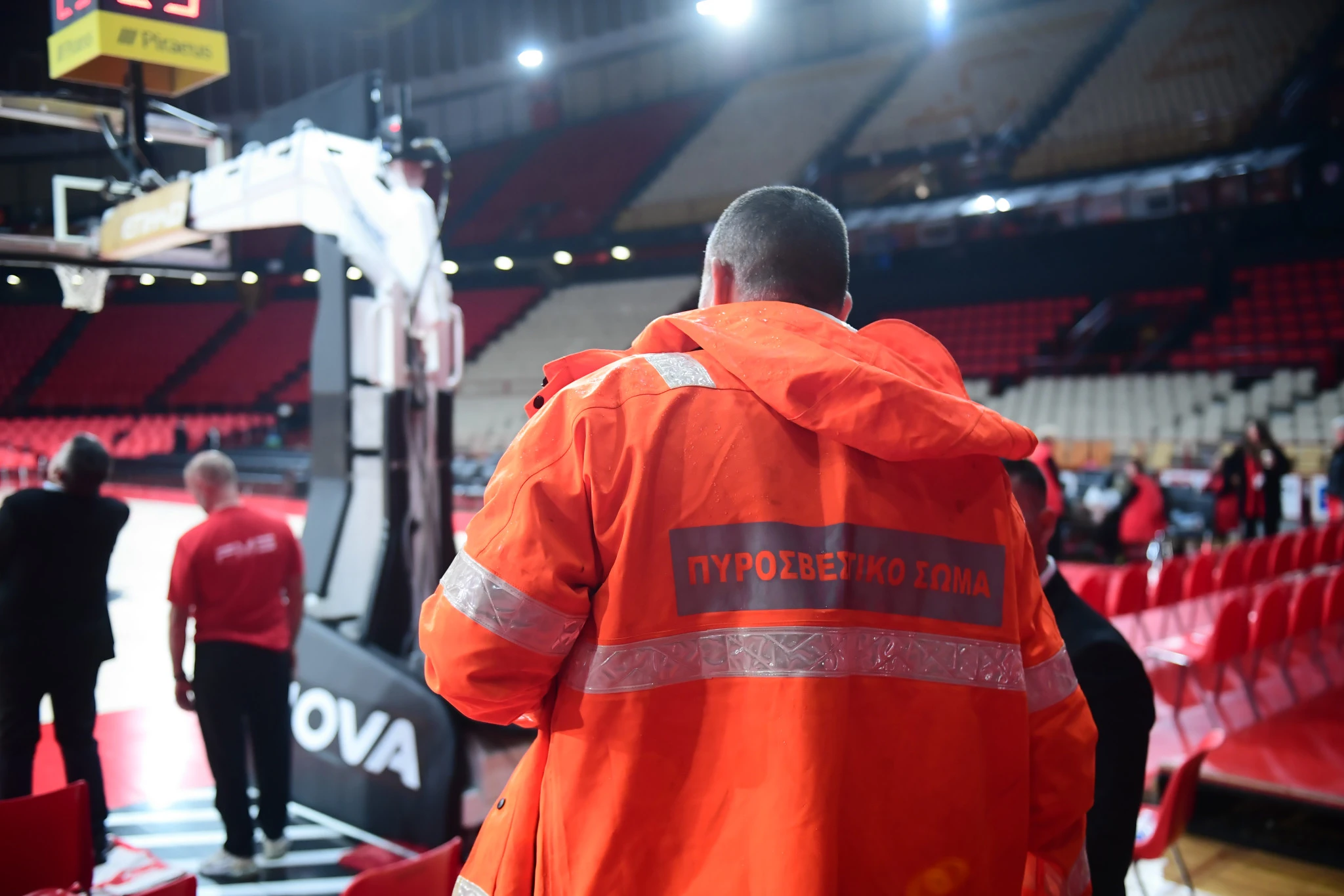 Χώρος του ΣΕΦ κατά τη διάρκεια της κακοκαιρίας, Πηγή: Eurokinissi