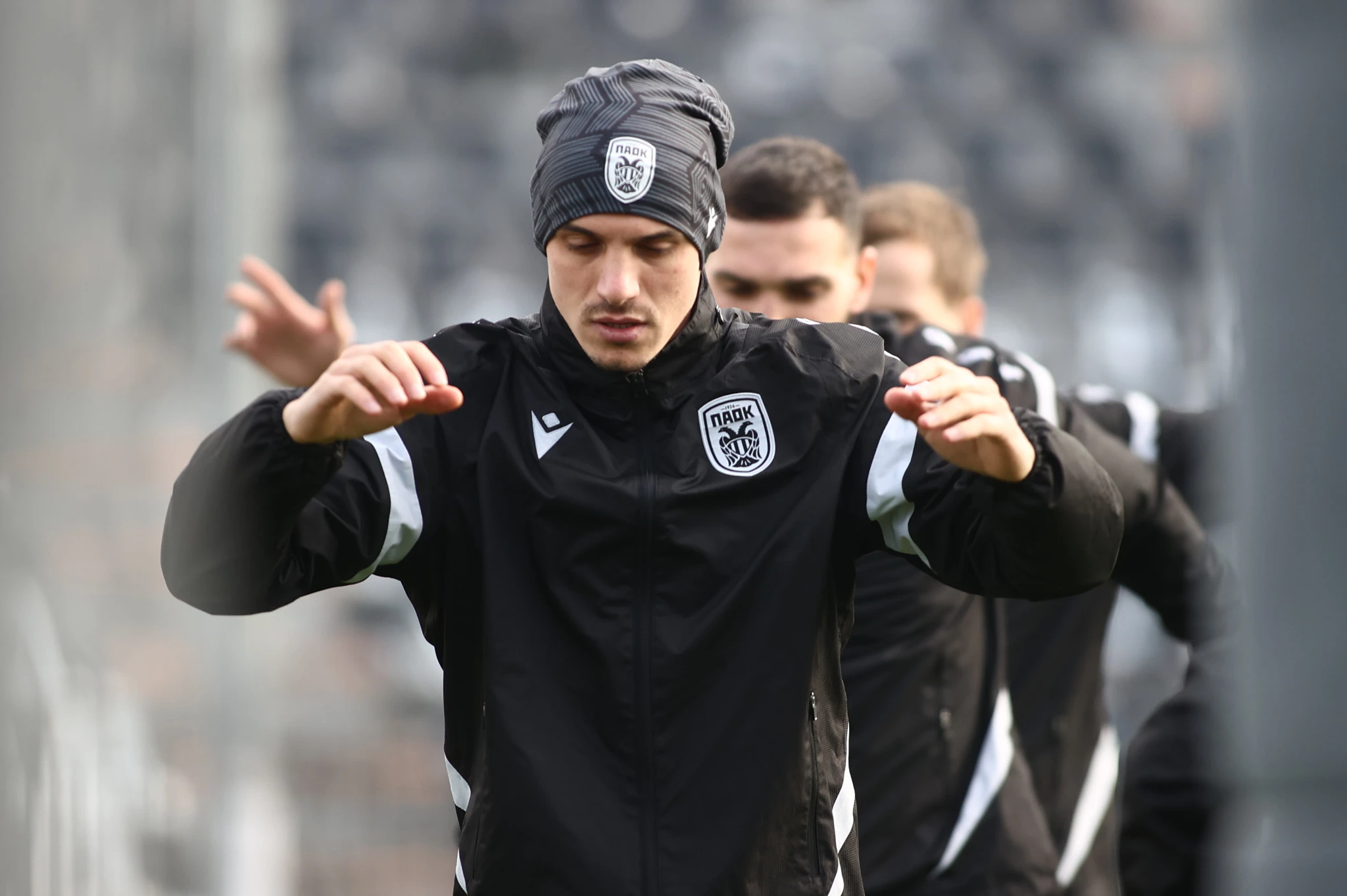 Η προπόνηση του ΠΑΟΚ στην Τούμπα / Πηγή: Eurokinissi