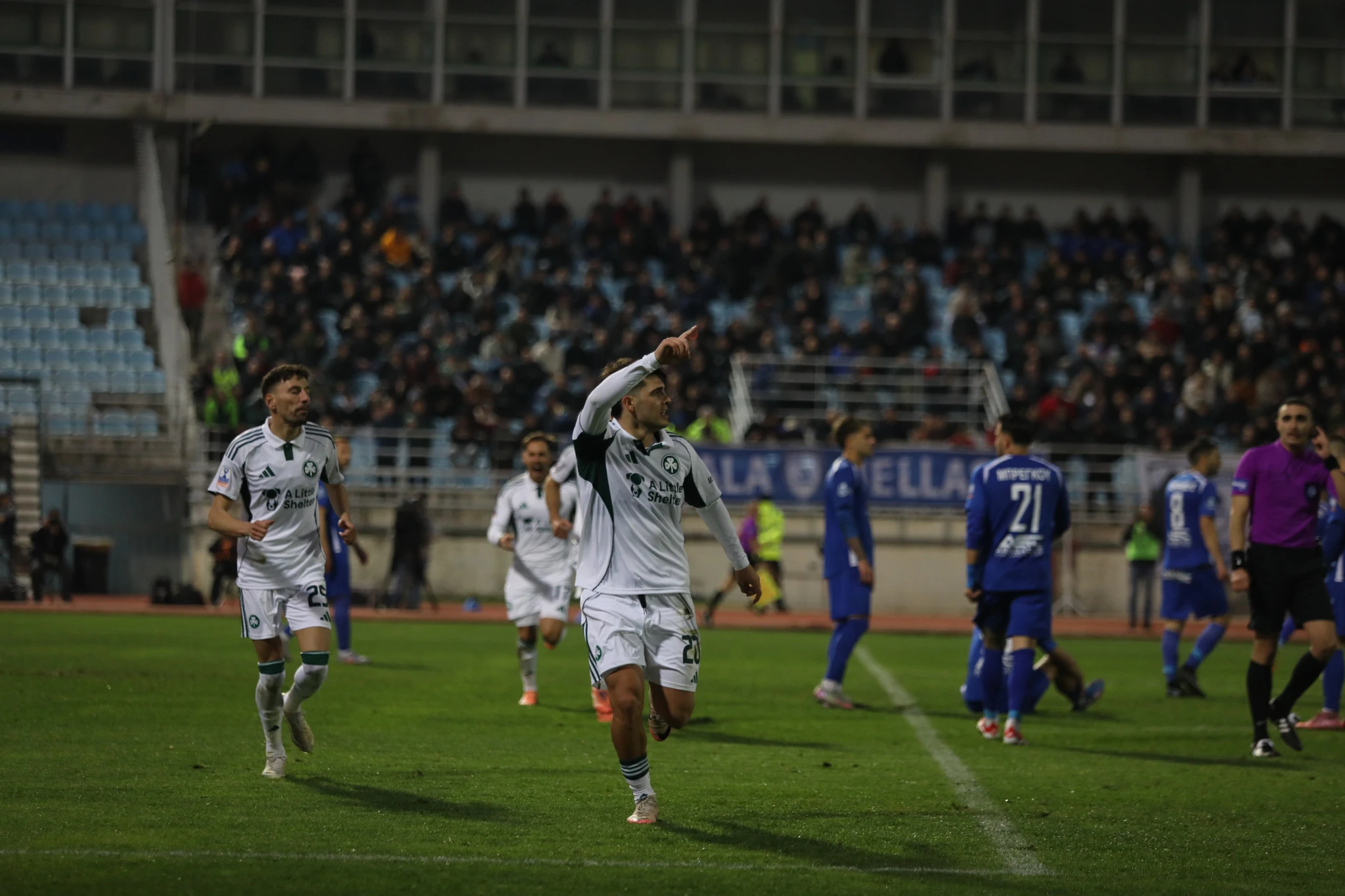 Ο Βισέντε Ταμπόρδα που πέτυχε το πρώτο γκολ του με τη φανέλα του Παναθηναϊκού / Πηγή: Eurokinissi