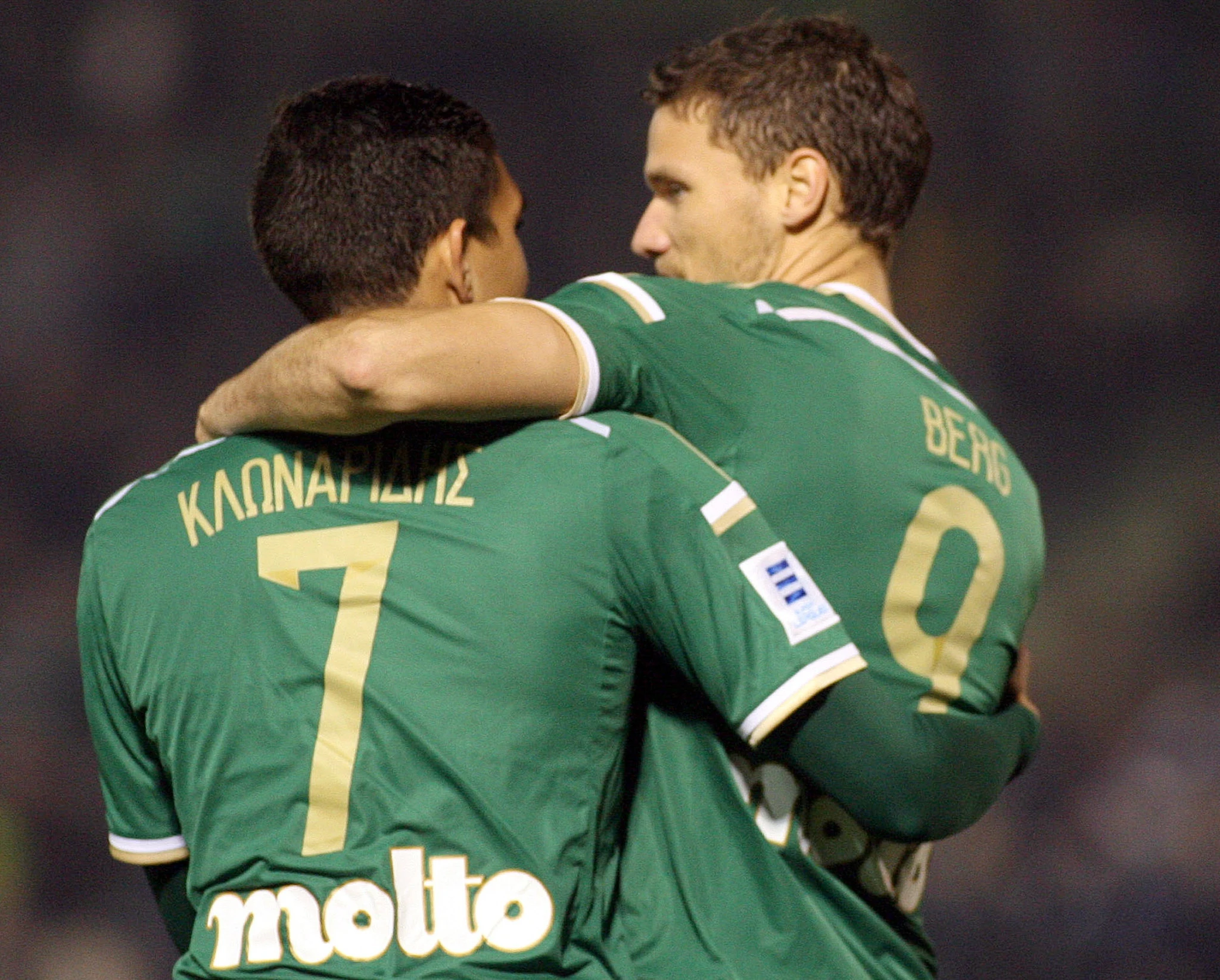 Ο Βίκτορ Κλωναρίδης με τον Μάρκους Μπεργκ / Πηγή: Eurokinissi