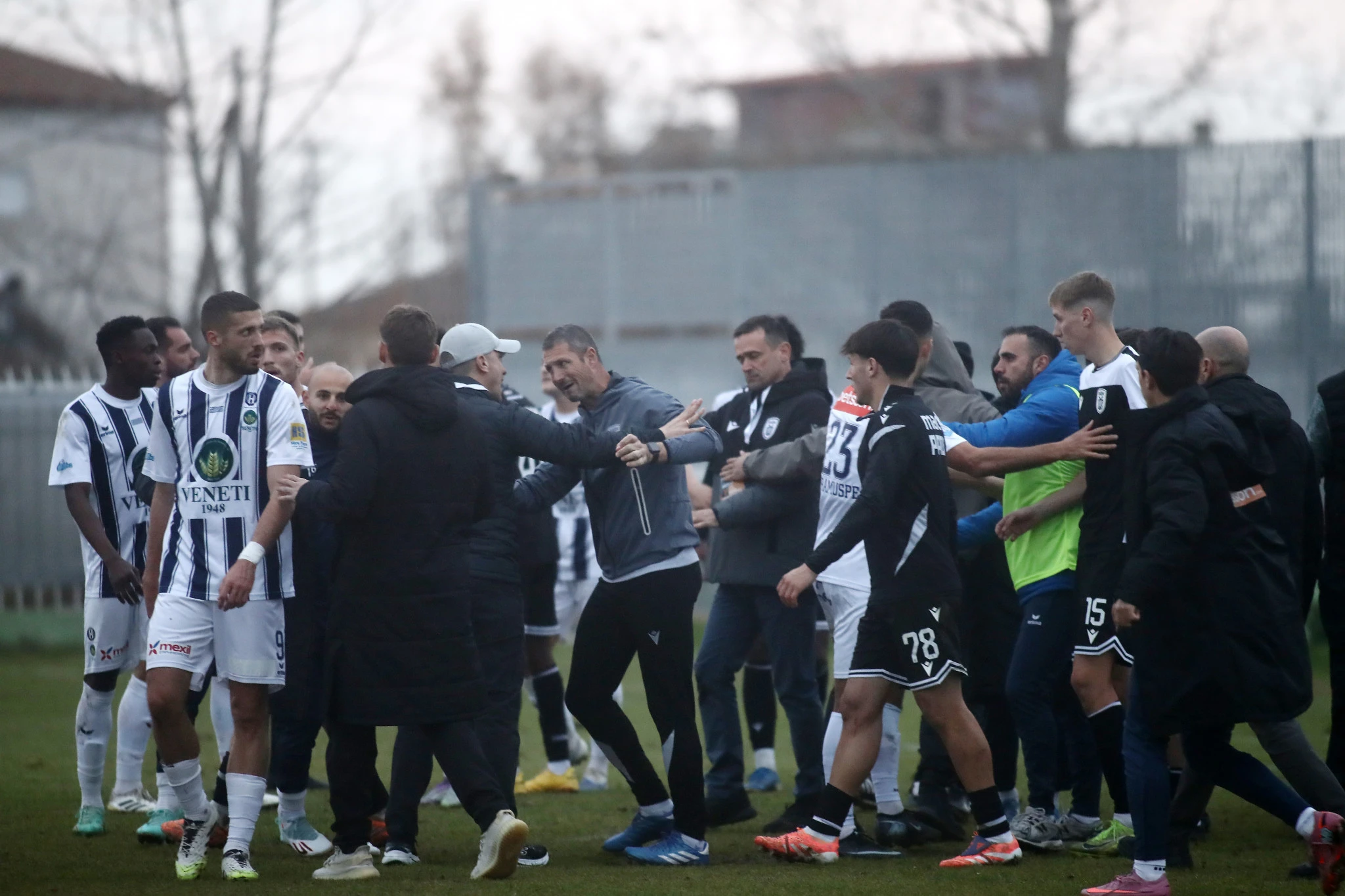 Μεγάλη ένταση στο ΠΑΟΚ Β - Ηρακλής / Πηγή: Intime