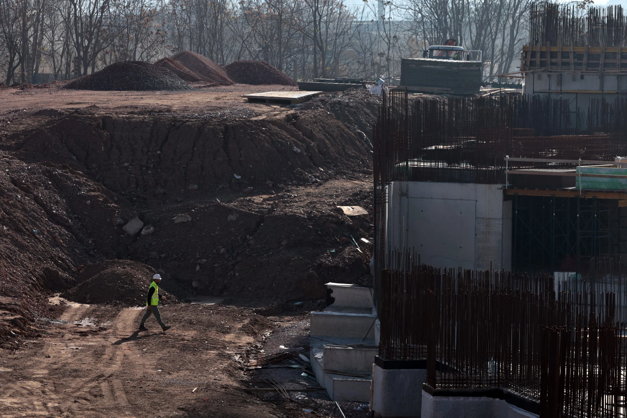 Οι εργασίες θεμελίωσης του Νοτίου Πετάλου - ΠΗΓΗ: ΙΝΤΙΜΕ