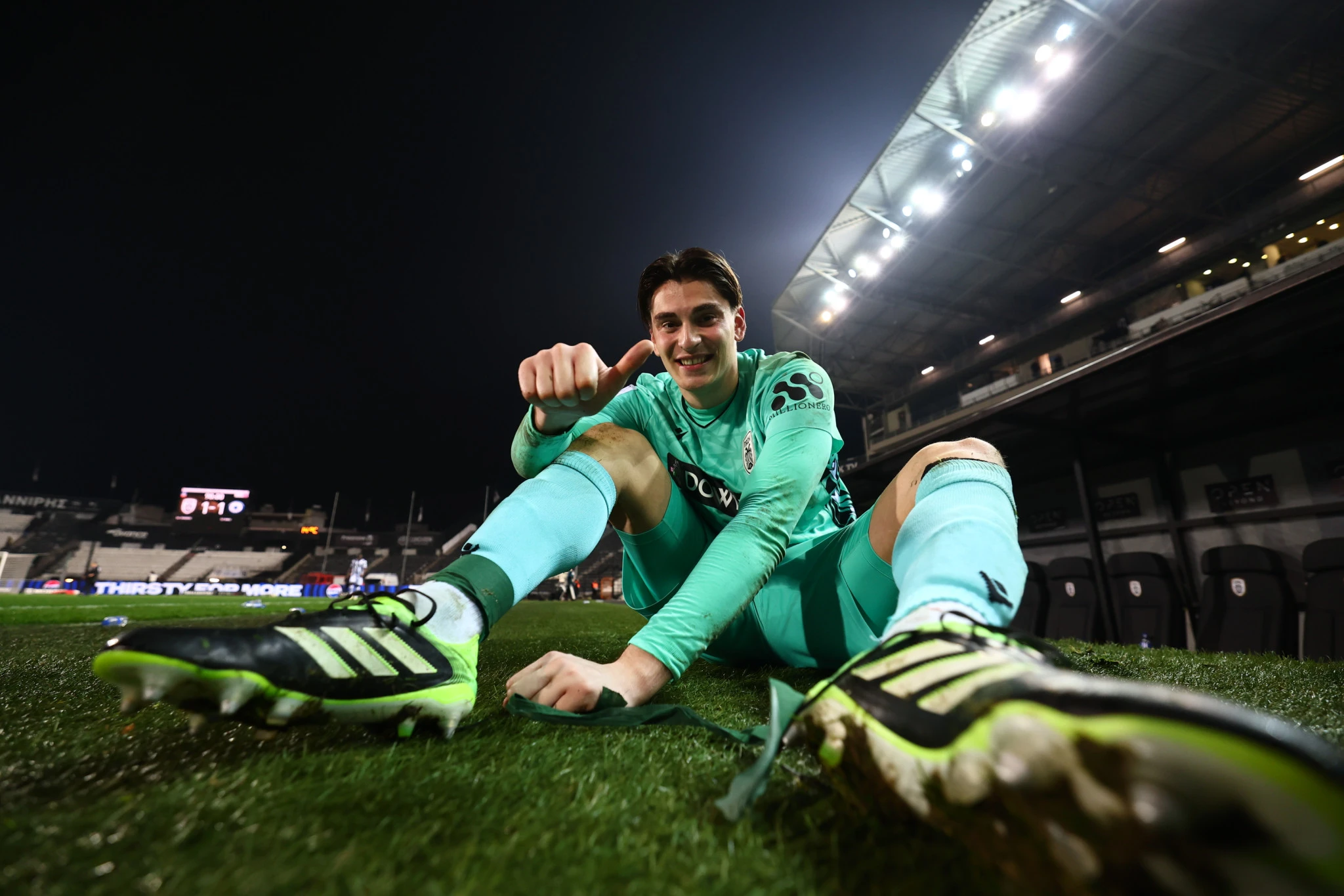 Ο Δημήτρης Μοναστηρλής με τον ΠΑΟΚ / Πηγή: Eurokinissi