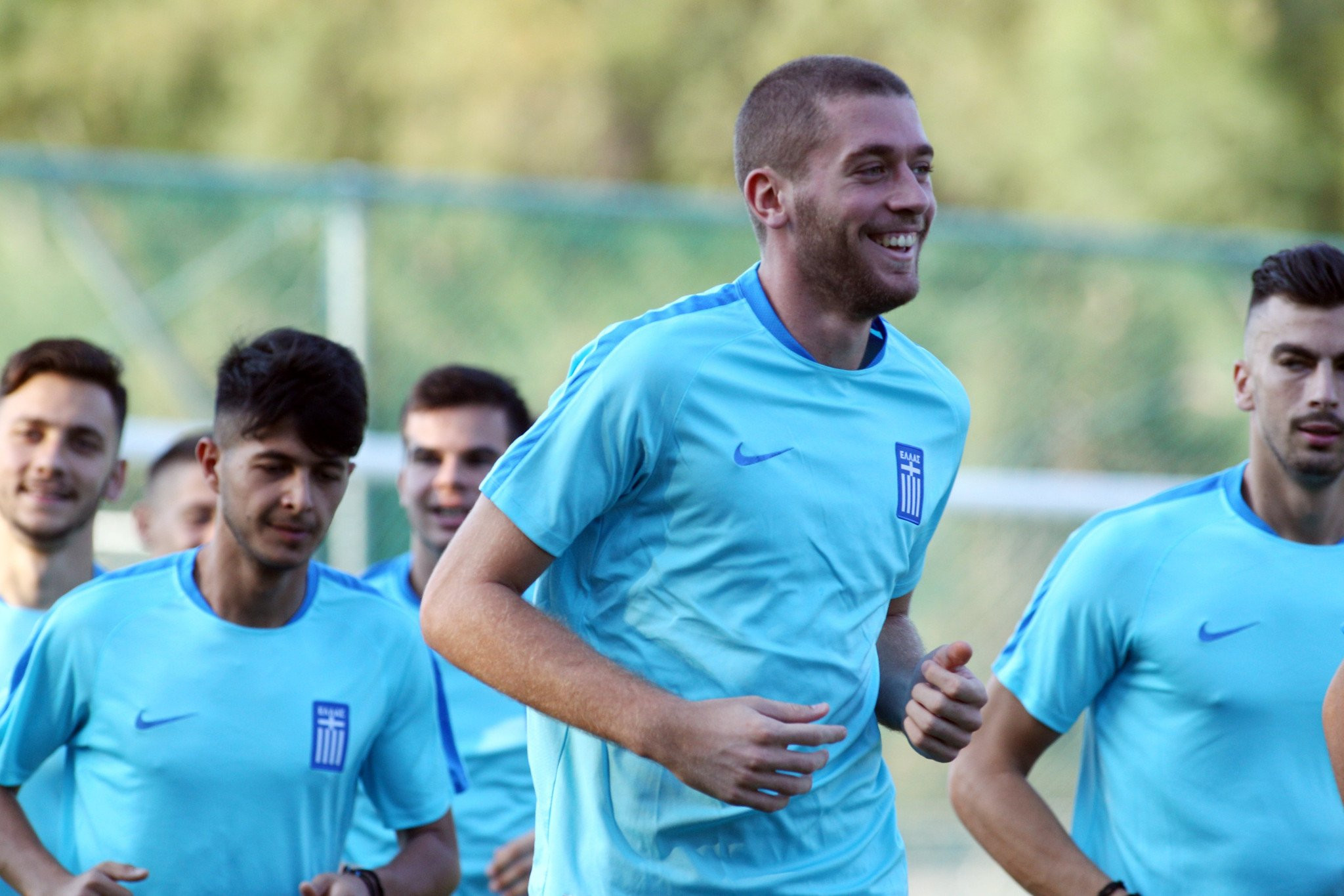 Ο Άνταμ Τζαντόπουλος με την Εθνική Ελλάδας/Πηγή: Eurokinissi Ο Άνταμ Τζαντόπουλος με την Εθνική Ελλάδας/Πηγή: Eurokinissi