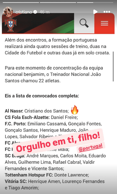 Instagram (@cristiano) Instagram (@cristiano)
