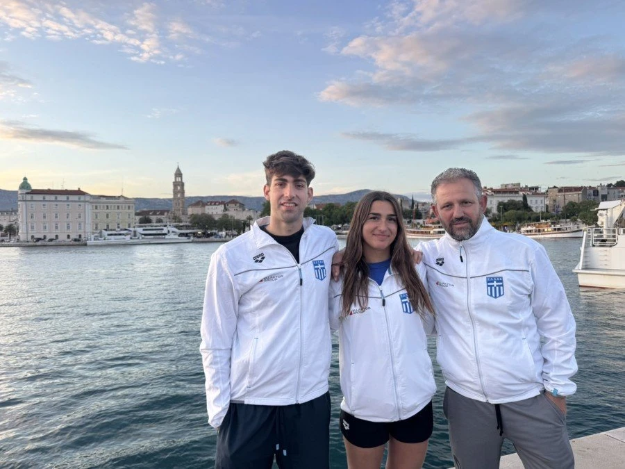 Κυνηγάκης, Μακρή και Βέζος στο Στάρι Γκραντ - Πηγή: ΚΟΕ