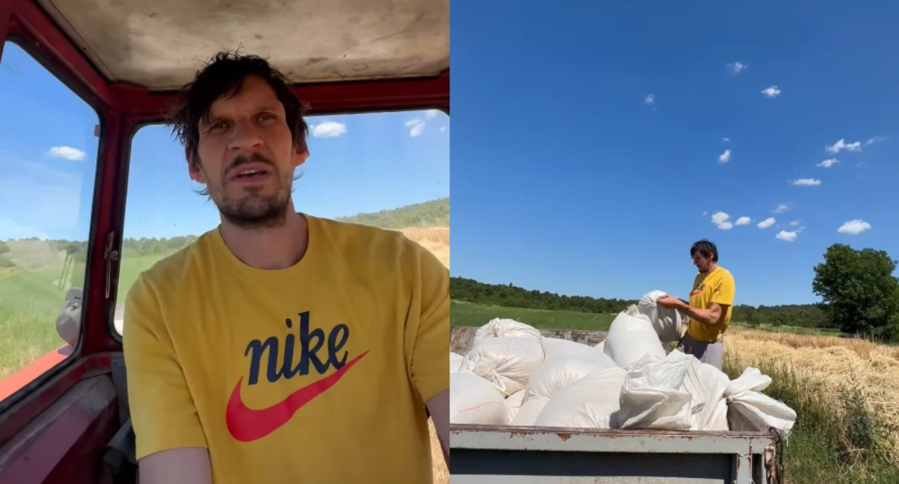 Ο Μαριάνοβιτς... καβάλησε το τρακτέρ και βοήθησε τον πατέρα του στα χωράφια (video) Ο Μαριάνοβιτς... καβάλησε το τρακτέρ και βοήθησε τον πατέρα του στα χωράφια (video)