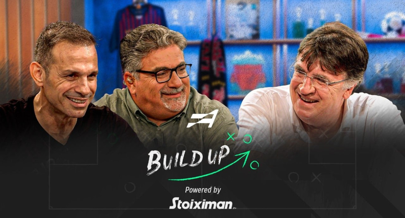 Ο Θόδωρος Θεοδωρίδης στην εκπομπή του Build Up με τον Μιχάλη Τσόχο και τον Ντέμη Νικολαΐδη Ο Θόδωρος Θεοδωρίδης στην εκπομπή του Build Up με τον Μιχάλη Τσόχο και τον Ντέμη Νικολαΐδη