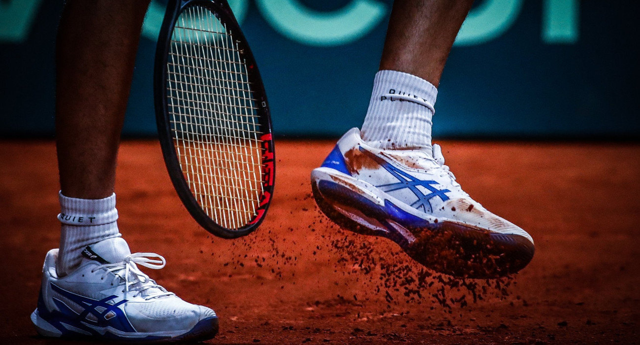 Στιγμιότυπο από το Ελλάδα - Αίγυπτος στο Davis Cup / Πηγή: Eurokinissi