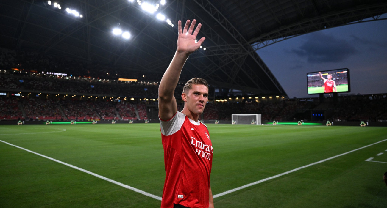 Ο Βίκτορ Γιόκερες της Άρσεναλ / Πηγή: Stuart MacFarlane / Arsenal FC via Getty Images / Ideal Images Ο Βίκτορ Γιόκερες της Άρσεναλ / Πηγή: Stuart MacFarlane / Arsenal FC via Getty Images / Ideal Images