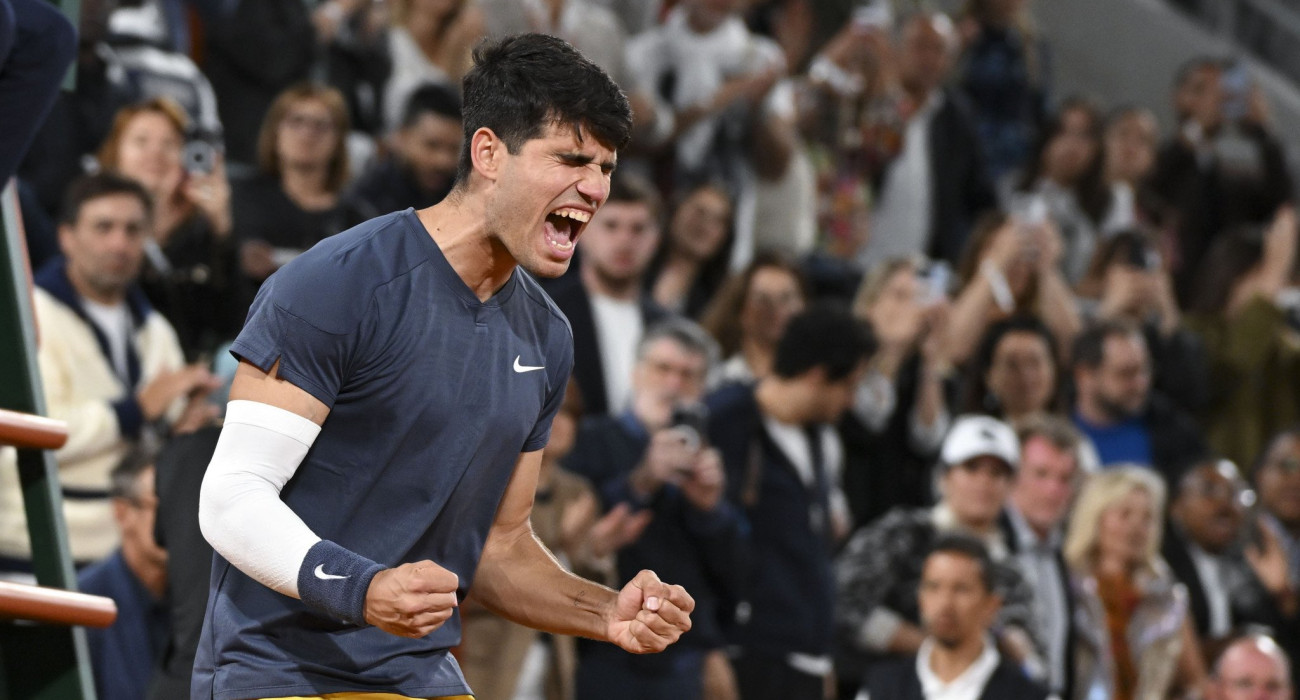 Ο Κάρλος Αλκαράθ στο Roland Garros του 2024 / Πηγή: Intime
