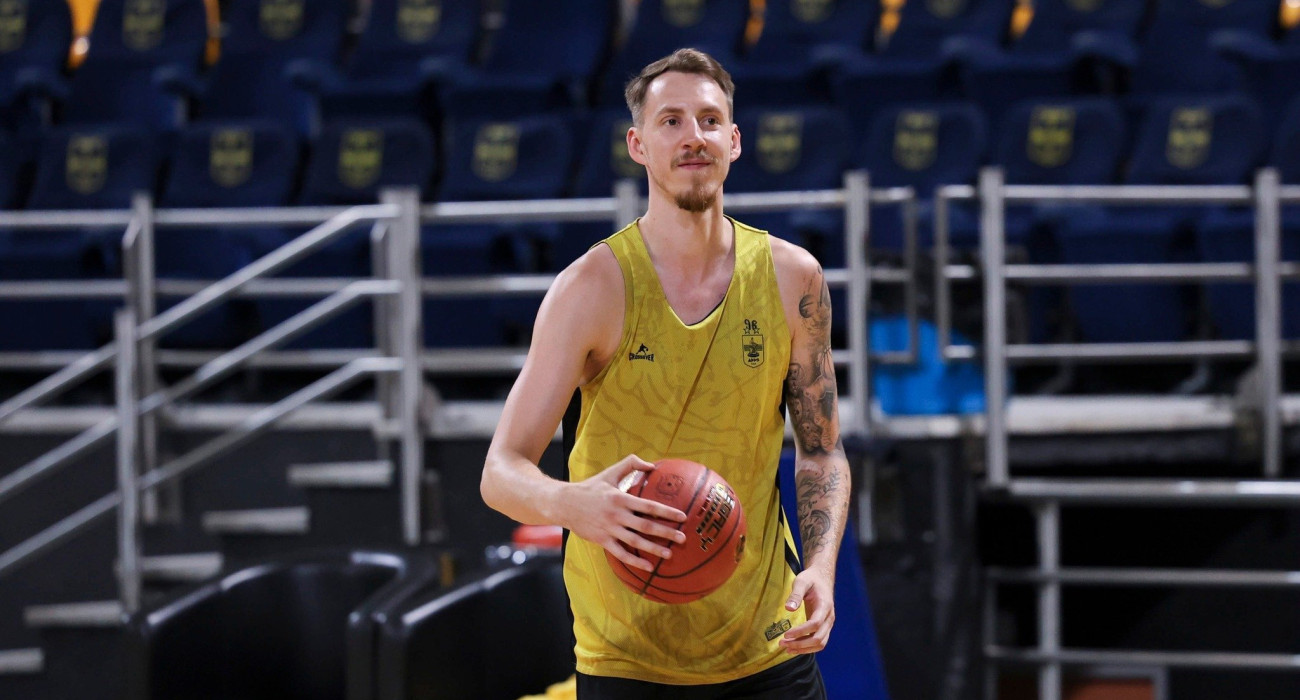 Ο Αρνόλντας Κουλμπόκα - Πηγή: Aris BC Ο Αρνόλντας Κουλμπόκα - Πηγή: Aris BC