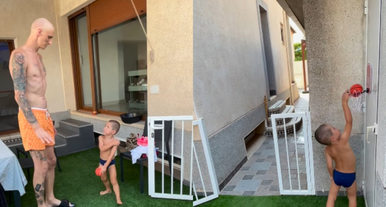 Ο Ακίλε Πολονάρα απολαμβάνει τις στιγμές και παίζει μπάσκετ μαζί με τον γιο του (video) Ο Ακίλε Πολονάρα απολαμβάνει τις στιγμές και παίζει μπάσκετ μαζί με τον γιο του (video)