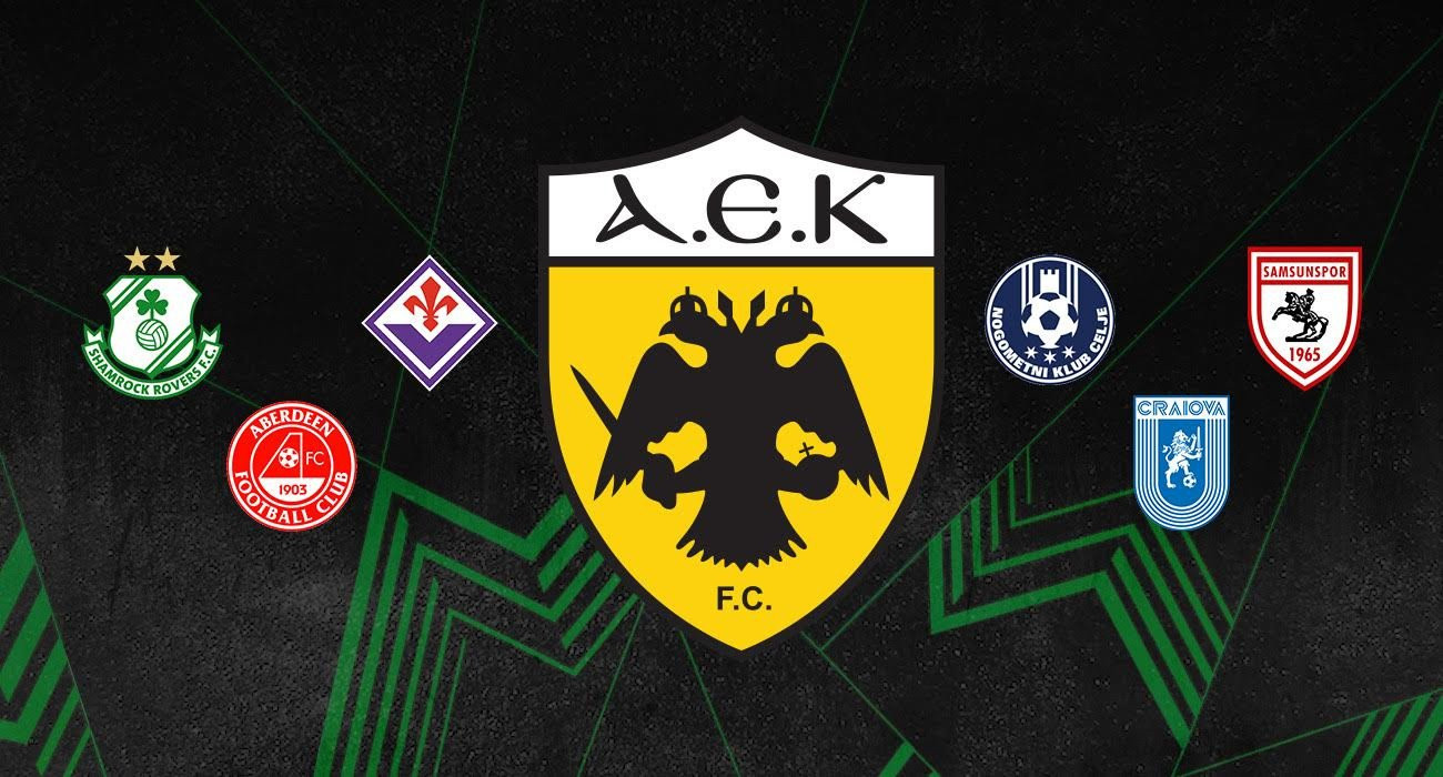Οι αντίπαλοι της ΑΕΚ στη League Phase του Conference League / Manos Perdikakis Οι αντίπαλοι της ΑΕΚ στη League Phase του Conference League / Manos Perdikakis