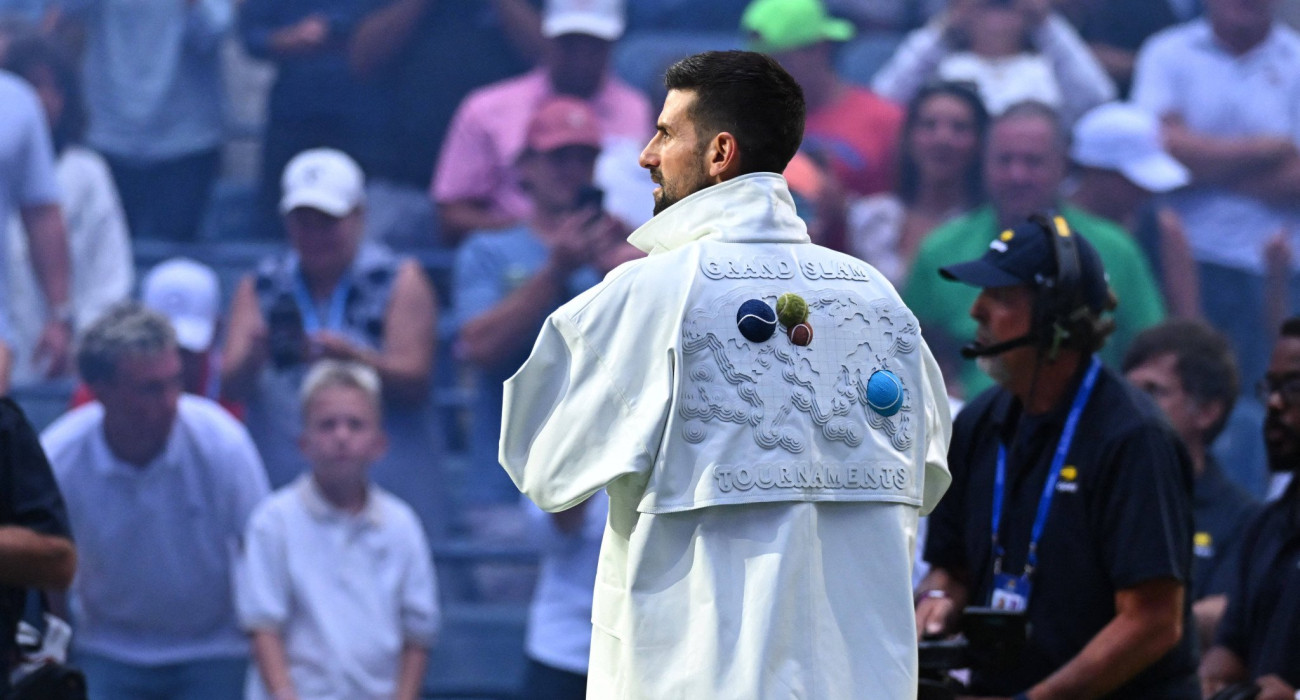 Το εντυπωσιακό jacket του Νόβακ Τζόκοβιτς στο US Open 2025 / Πηγή: Imago Το εντυπωσιακό jacket του Νόβακ Τζόκοβιτς στο US Open 2025 / Πηγή: Imago