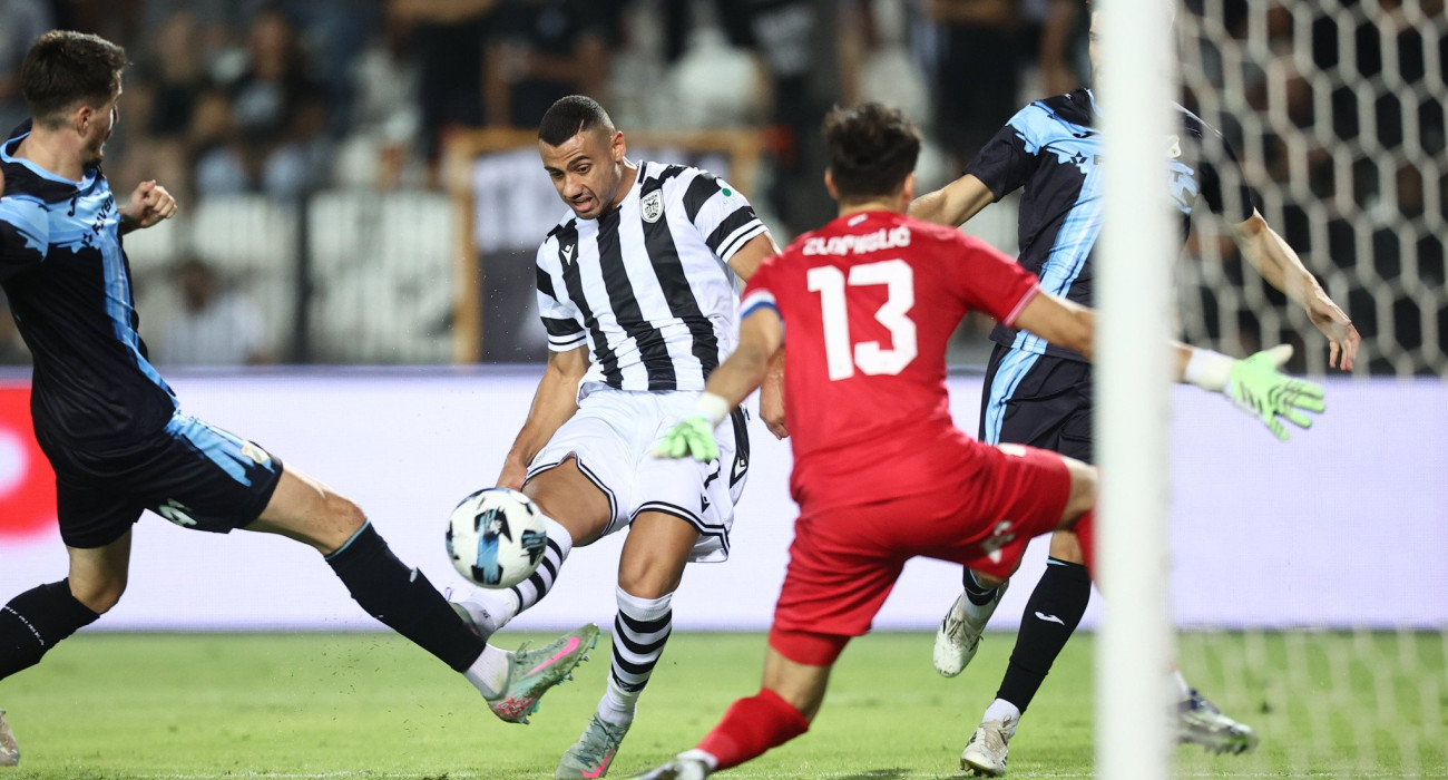 Το τελείωμα του Γιώργου Γιακουμάκη στο 4-0 του ΠΑΟΚ - Ριέκα / Πηγή: Eurokinissi Το τελείωμα του Γιώργου Γιακουμάκη στο 4-0 του ΠΑΟΚ - Ριέκα / Πηγή: Eurokinissi