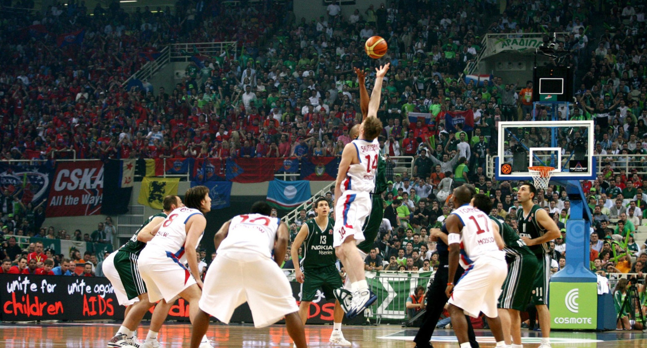 Τζάμπολ στον τελικό της Euroleague στην Αθήνα το 2007 / Πηγή: Euroleague Τζάμπολ στον τελικό της Euroleague στην Αθήνα το 2007 / Πηγή: Euroleague