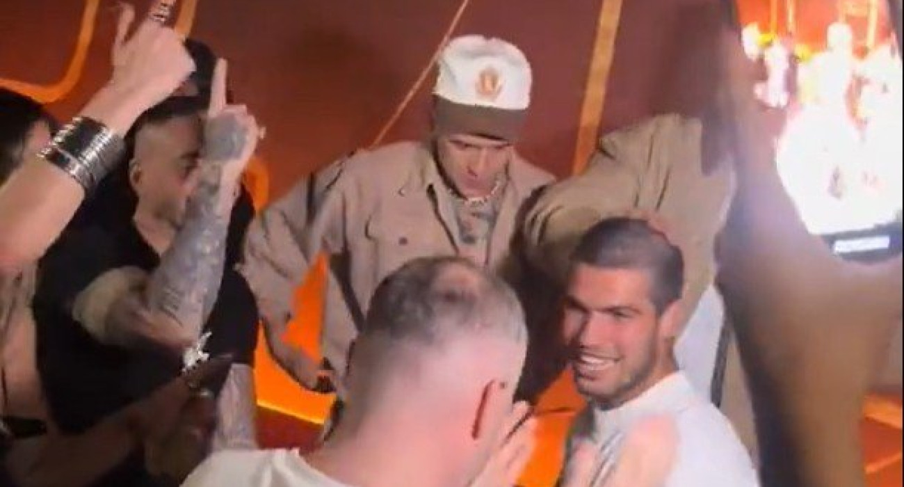 Ο Κάρλος Αλκαράθ σε πάρτυ στη Νέα Υόρκη μετά την κατάκτηση του US Open / Screenshot Ο Κάρλος Αλκαράθ σε πάρτυ στη Νέα Υόρκη μετά την κατάκτηση του US Open / Screenshot