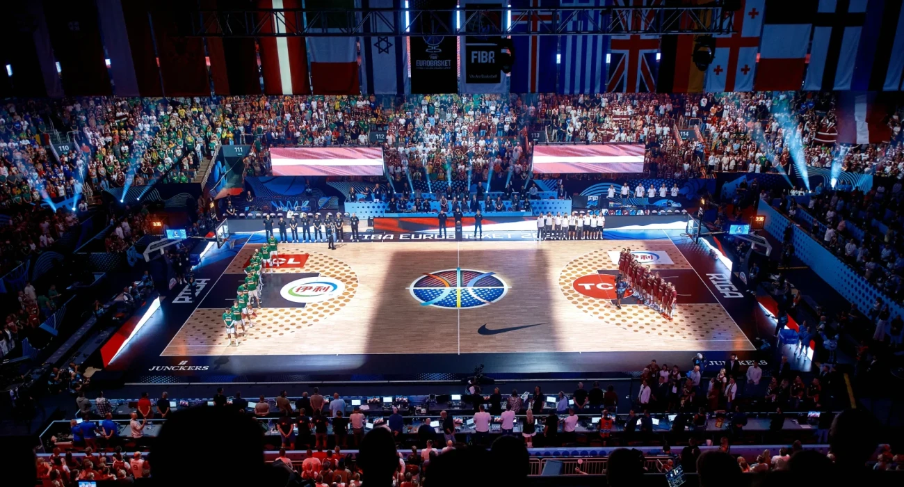 Η Xiaomi Arena στη Ρίγα - Πηγή: FIBA Η Xiaomi Arena στη Ρίγα - Πηγή: FIBA