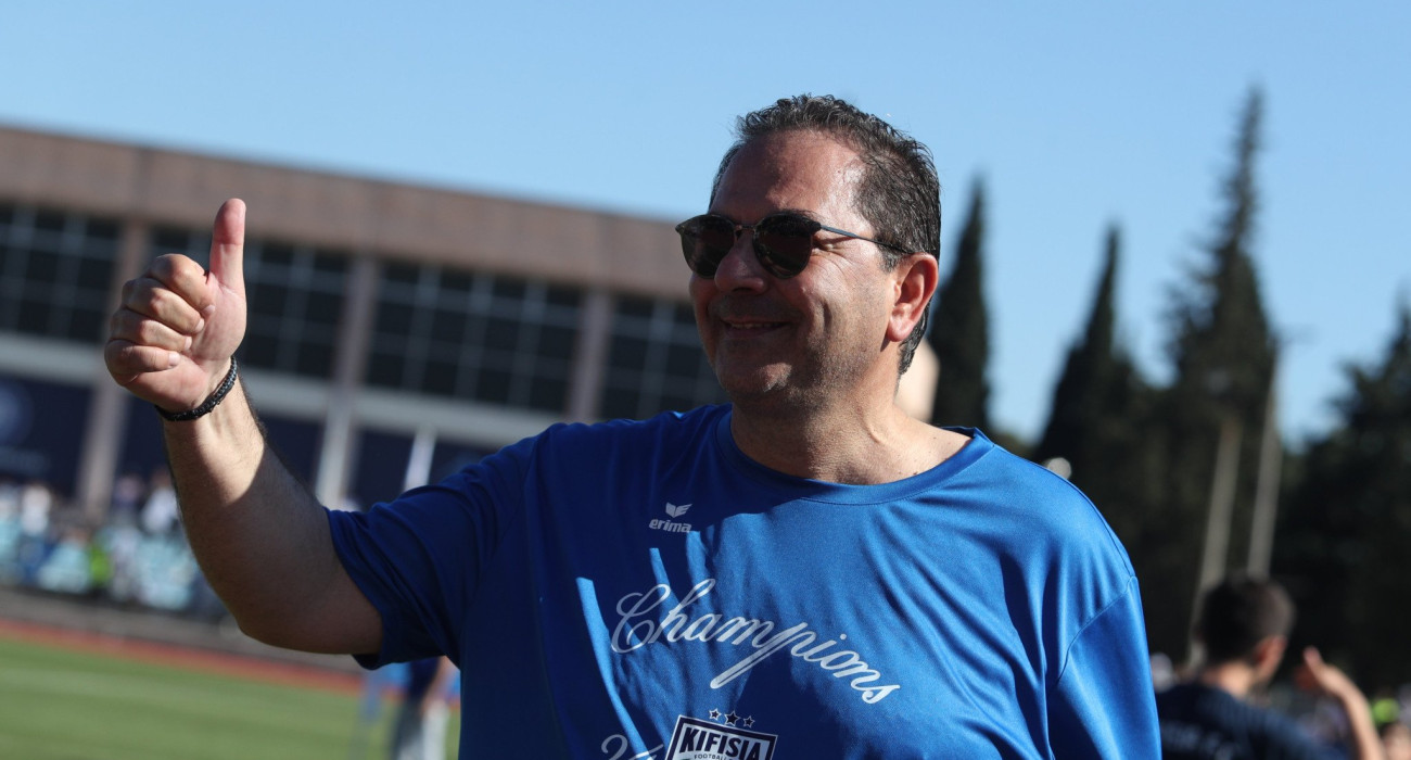 Ο μεγαλομέτοχος της Κηφισιάς Χρήστος Πρίτσας / Πηγή: Eurokinissi Ο μεγαλομέτοχος της Κηφισιάς Χρήστος Πρίτσας / Πηγή: Eurokinissi