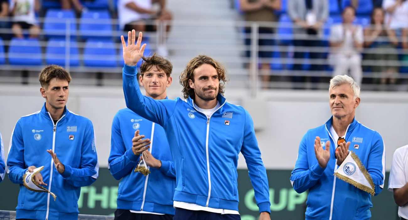 Η Εθνική ομάδα στο Davis Cup / Πηγή: Eurokinissi