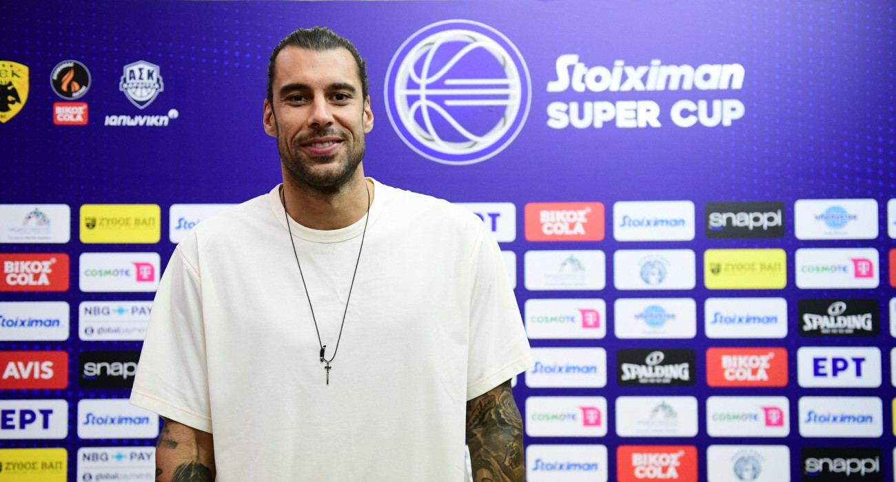 Ο Γιώργος Πρίντεζης στη Ρόδο για το Super Cup / Πηγή: Eurokinissi