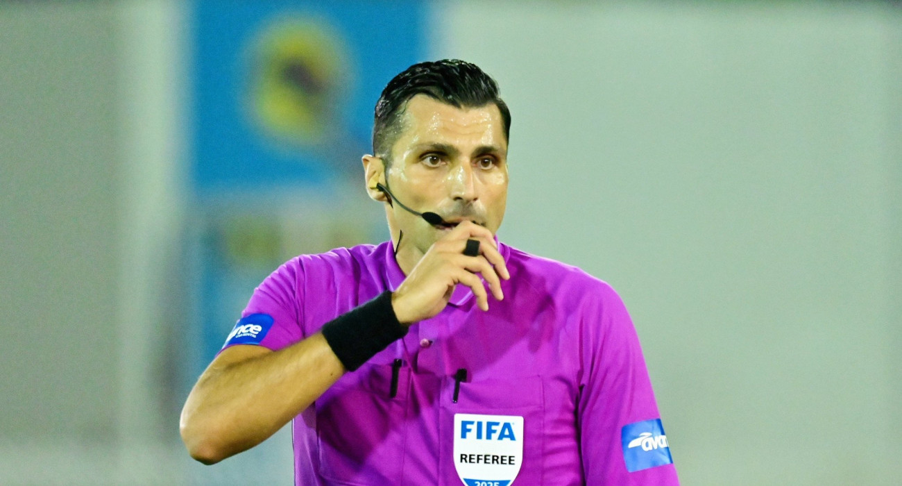 Ο Βασίλης Φωτιάς σε αγώνα της Super League / Πηγή: Intime