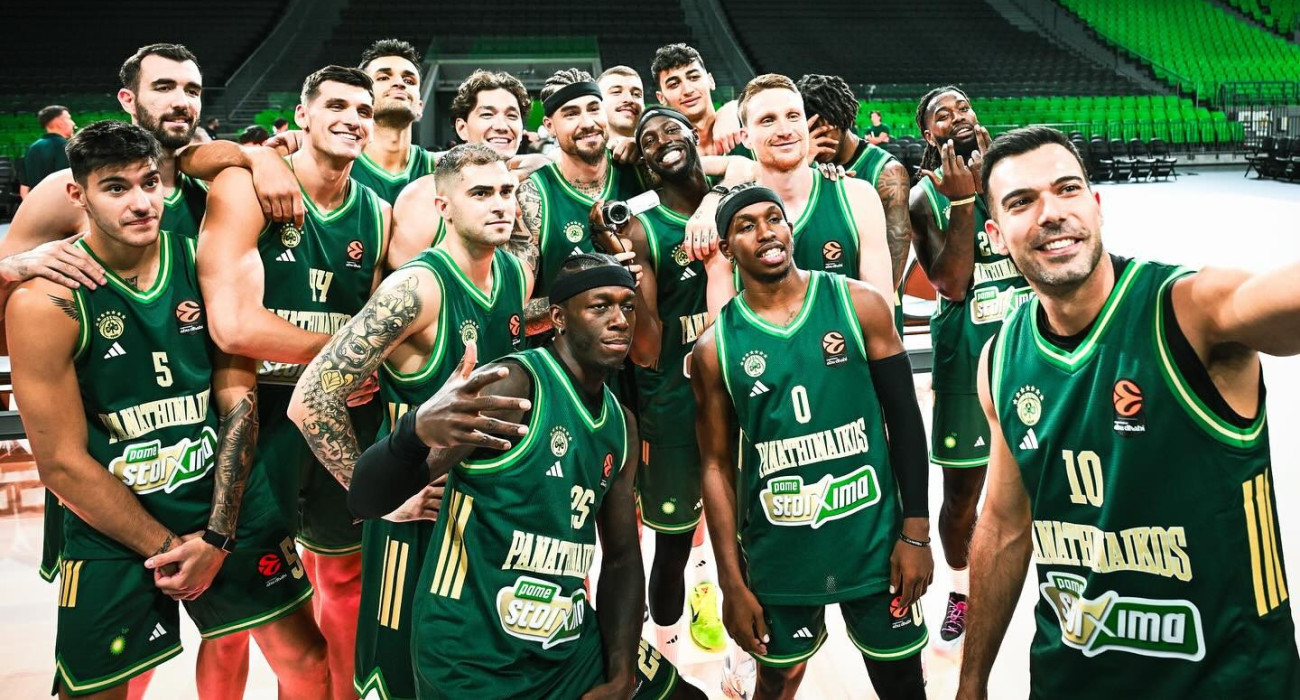 H selfie των παικτών του Παναθηναϊκού στη media day της Euroleague / Πηγή: Instagram @paobc H selfie των παικτών του Παναθηναϊκού στη media day της Euroleague / Πηγή: Instagram @paobc