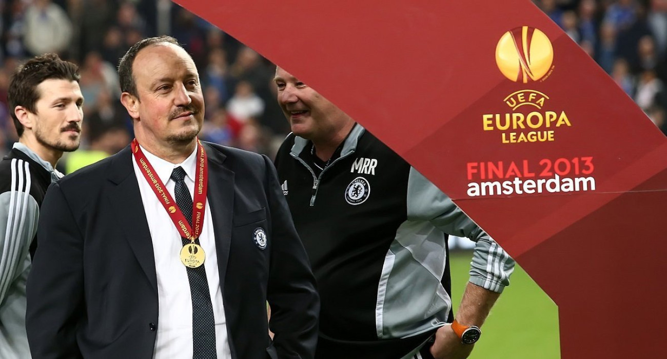 Ο Ράφα Μπενίτεθ μετά την κατάκτηση του Europa League / Πηγή: InTime Ο Ράφα Μπενίτεθ μετά την κατάκτηση του Europa League / Πηγή: InTime