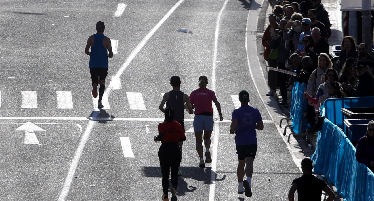 Στιγμιότυπο από τον 41ο Αυθεντικό Μαραθώνιο της Αθήνας / Πηγή: Eurokinissi