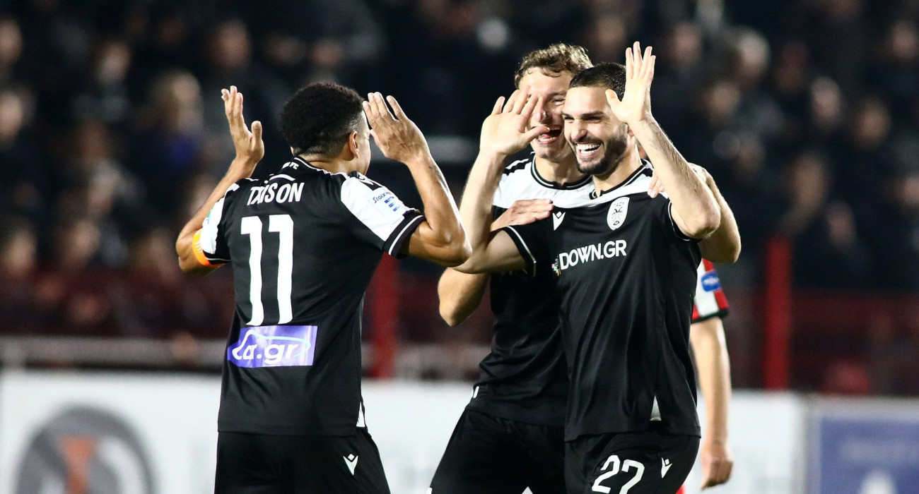 Οι ποδοσφαιριστές του ΠΑΟΚ πανηγυρίζουν / Πηγή: InTime