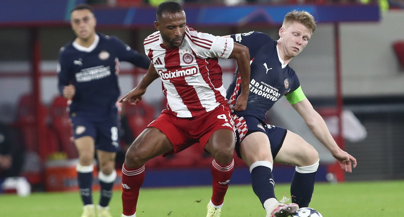 Στιγμιότυπο από την αναμέτρηση Ολυμπιακός - Αϊντχόφεν / Πηγή: Intime