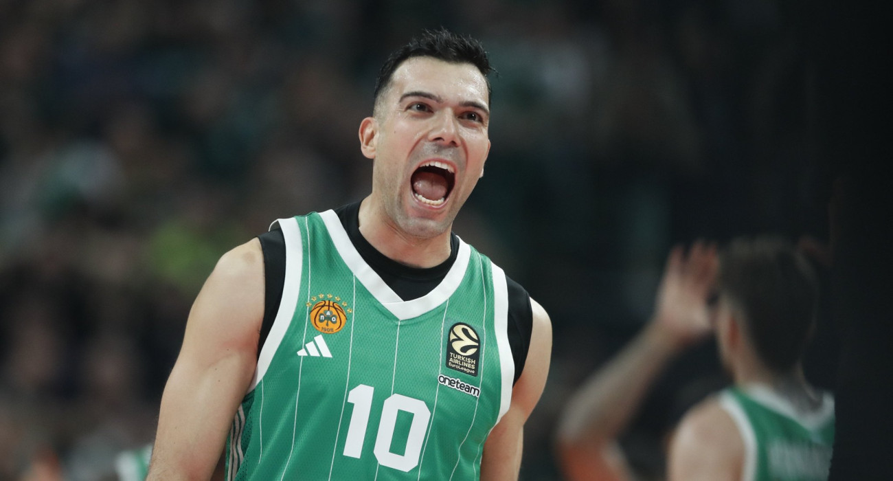 Ο Κώστας Σλούκας ανανεώνει τη συνεργασία του με τον Παναθηναϊκό μέχρι το 2027, Πηγή: Eurokinissi