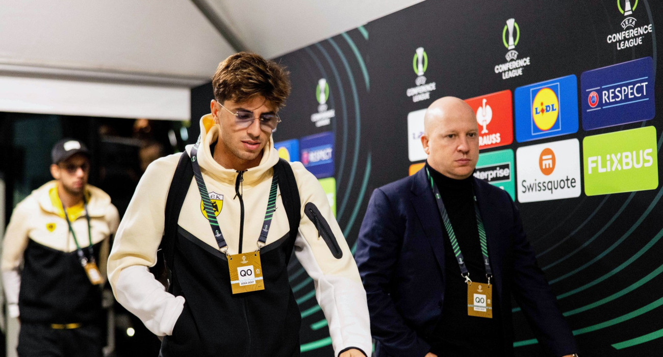 Ο Λάζαρος Ρότα και ο Μάρκο Νίκολιτς /Πηγή: Eurokinissi