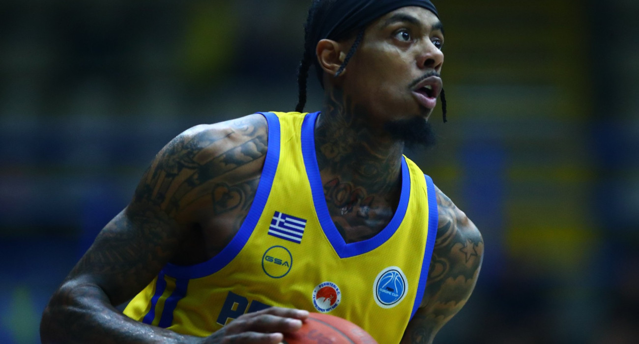 Στιγμιότυπο από παιχνίδι του Περιστερίου στο Europe Cup, Πηγή: Eurokinissi