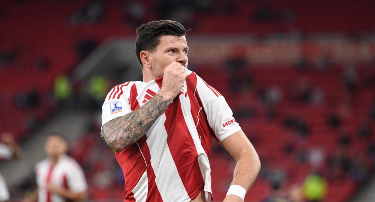 Ο Μπιανκόν πανηγυρίζει το γκολ του / Πηγή: Eurokinissi Ο Μπιανκόν πανηγυρίζει το γκολ του / Πηγή: Eurokinissi